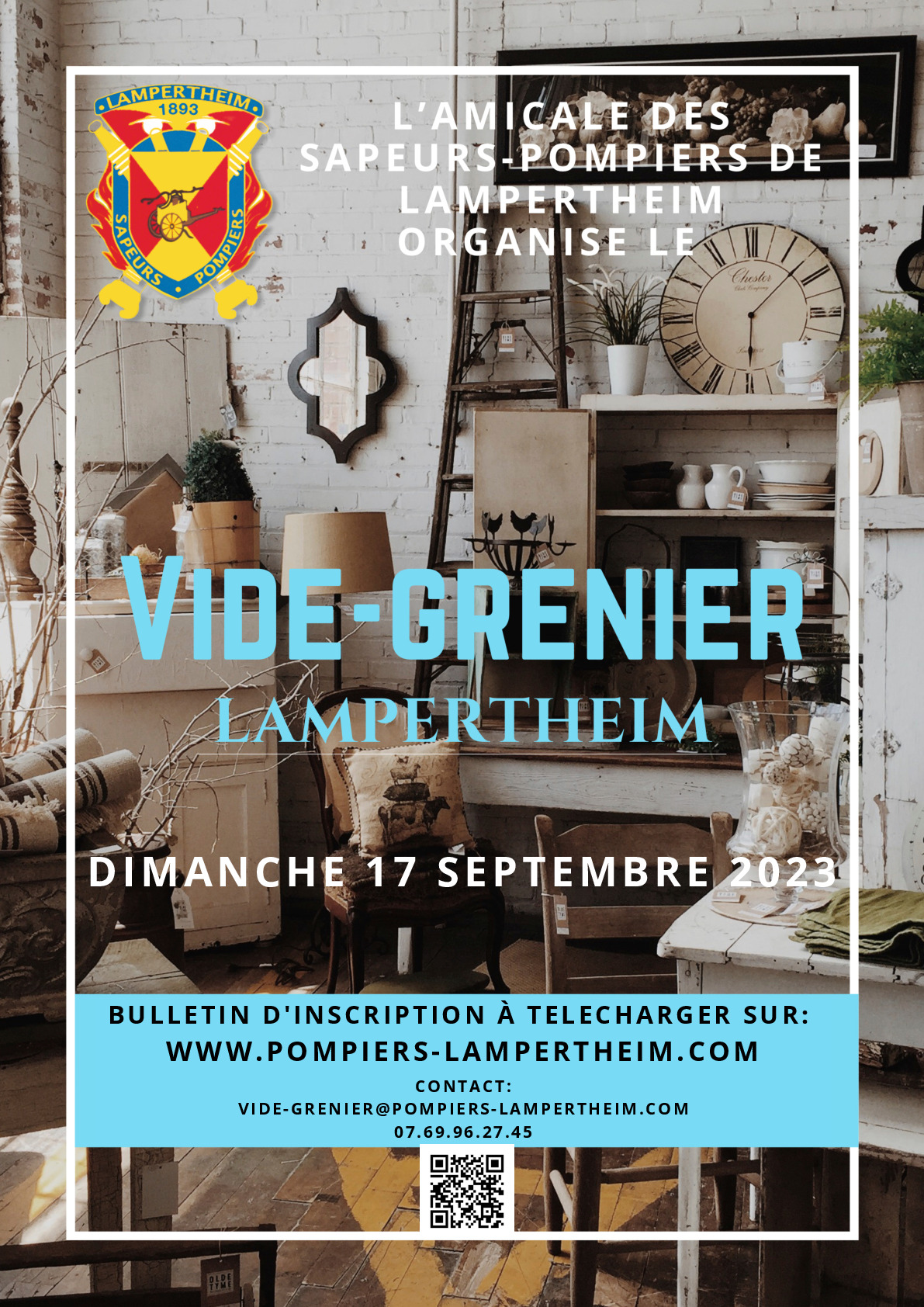 affiche vide grenier